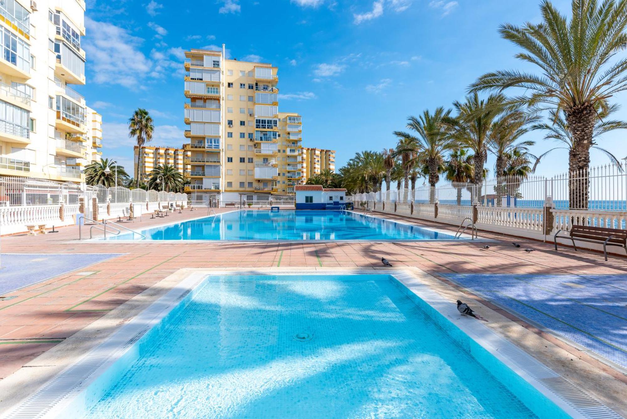 50 Mts Beach With Sea Views Pool Algarrobo Costa Ngoại thất bức ảnh